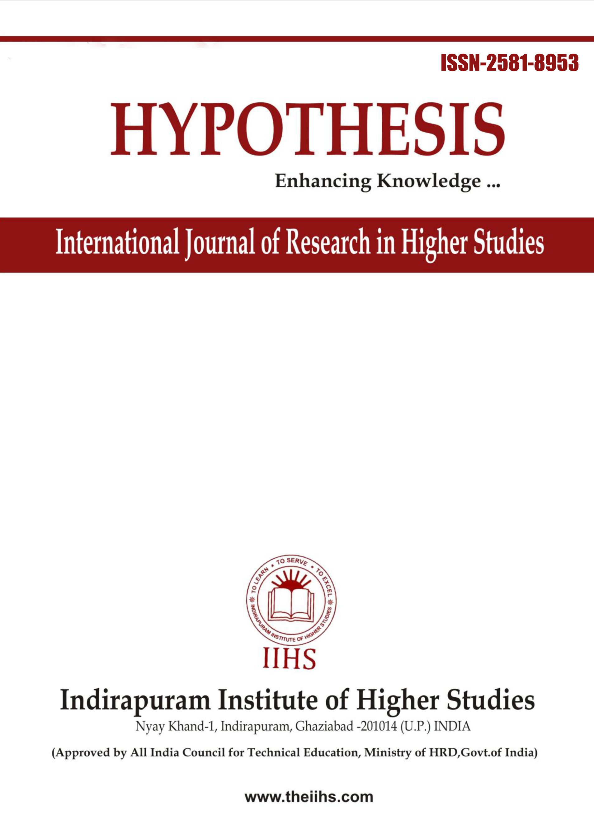 research hypothesis journals